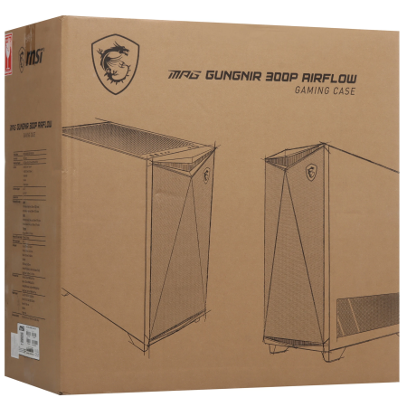 Корпус MSI MPG Gungnir 300P Airflow (306-7G21P21-W57) черный