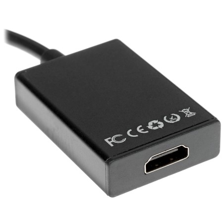 Переходник Cablexpert VGA-3,5 мм Jack-HDMI (А-VGA-HDMI-01) 0.15 м черный