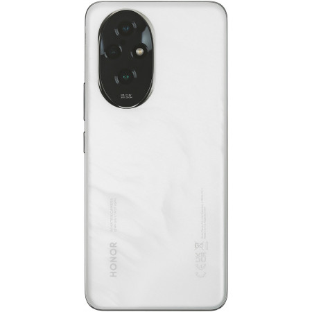 Смартфон HONOR 200 (5109BFKE) NFC 8 ГБ/256 ГБ белый (лунный белый/Moonlight White)