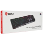Клавиатура проводная MSI Vigor GK50 LOW PROFILE RU черный