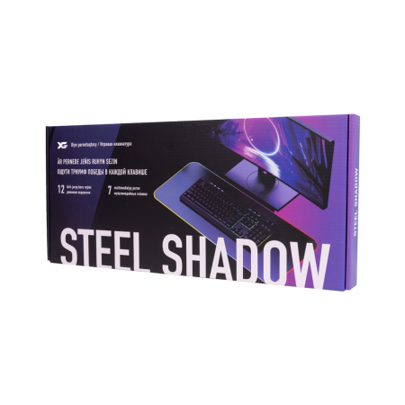 Клавиатура проводная X-Game Steel Shadow черный