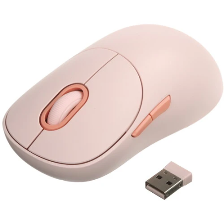 Мышь беспроводная Xiaomi Wireless Mouse 3 (XMWXSB06YM) розовый