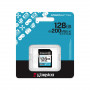 128 ГБ Карта памяти Kingston Canvas Go! Plus SDXC (SDG4/128GB) черный