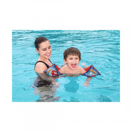 Нарукавники для плавания BESTWAY Armbands Spiderman (98001) синие