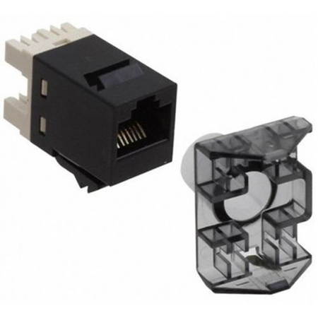 Модуль для информационной розетки Commscope RJ45 UTP Cat.6 SL (1375055-2) черный