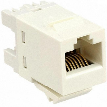 Модуль для информационной розетки Commscope RJ45 UTP Cat.6 SL white (1-1375055-3) белый