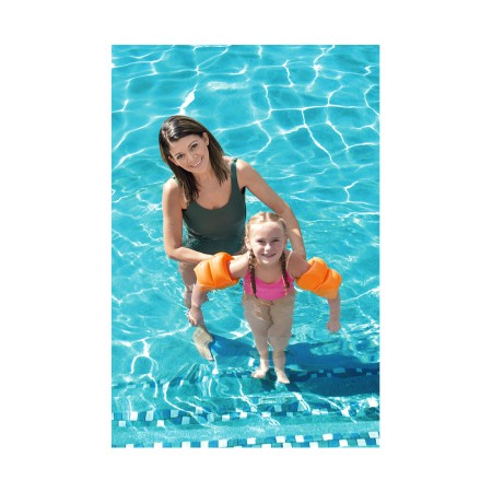 Нарукавники для плавания Bestway Summer Essential 32005 зеленый/оранжевый