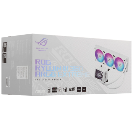 Система водяного охлаждения ASUS ROG Ryujin III 360 ARGB WHT Extreme (90RC0132-M0EAY0) белый