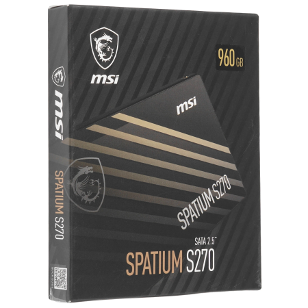 960 ГБ SSD диск MSI SPATIUM S270 (S78-440P130-P83) чёрный