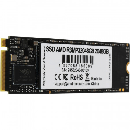 2048 ГБ SSD диск AMD RADEON R3 Series (R3MP32048G8) черный