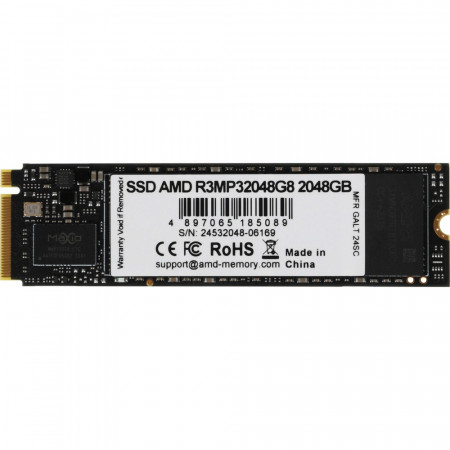 2048 ГБ SSD диск AMD RADEON R3 Series (R3MP32048G8) черный