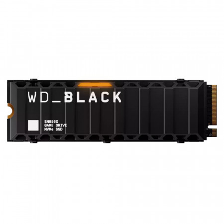 4000 ГБ SSD диск WD BLACK SN850X (WDS400T2XHE) черный