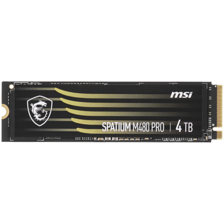 4000 ГБ SSD диск MSI SPATIUM M480 PRO (S78-440R050-P83) черный