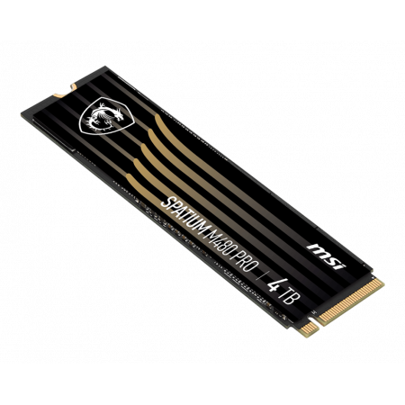 4000 ГБ SSD диск MSI SPATIUM M480 PRO (S78-440R050-P83) черный