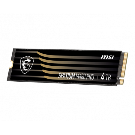 4000 ГБ SSD диск MSI SPATIUM M480 PRO (S78-440R050-P83) черный