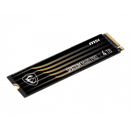 4000 ГБ SSD диск MSI SPATIUM M480 PRO (S78-440R050-P83) черный