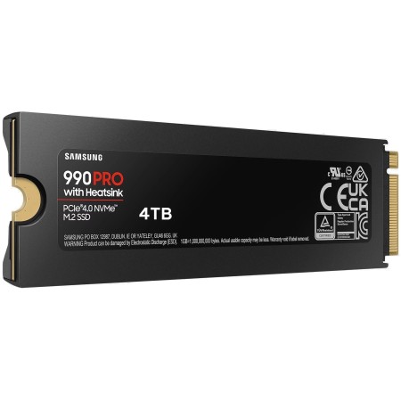 4 ТБ SSD диск Samsung 990 PRO with Heatsink (MZ-V9P4T0GW) черный
