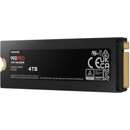 4 ТБ SSD диск Samsung 990 PRO with Heatsink (MZ-V9P4T0GW) черный