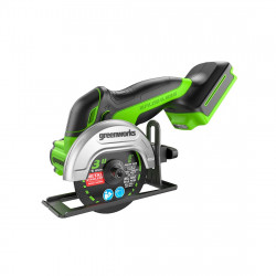 Углошлифовальная машина аккумуляторная Greenworks GD24UCS (3402007RU) Зеленый
