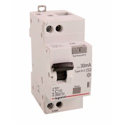 Дифференциальный автомат Legrand RX3 1P+N C16 30 мА AC (419399)