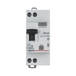 Дифференциальный автомат Legrand RX3 1P+N C25 30 мА AC (419401)
