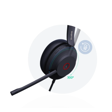 Наушники Yealink UH37 Mono UC USB-C/A черный