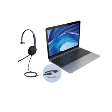 Наушники Yealink UH37 Mono UC USB-C/A черный