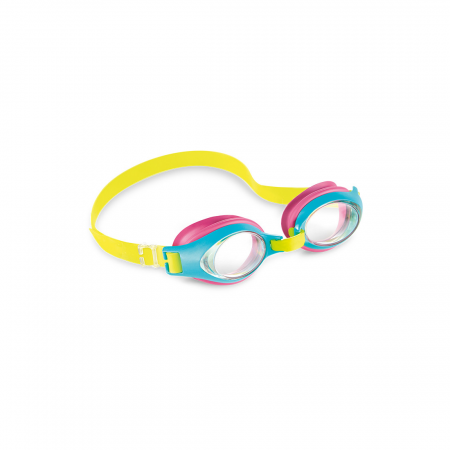 Очки для плавания INTEX Junior 55611 желтый/голубой/розовый