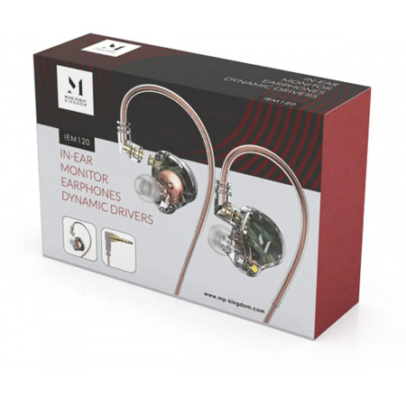 Наушники Music Public Kingdom IEM120 прозрачный