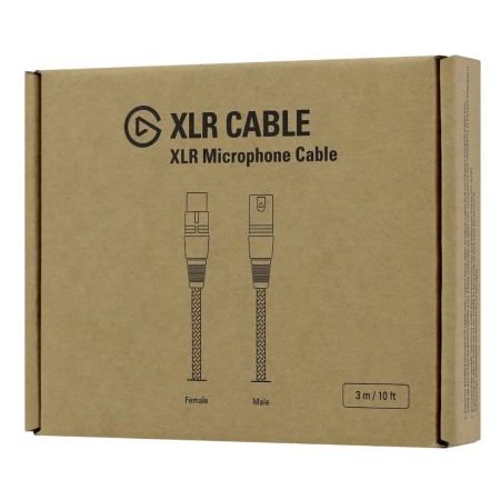 Кабель XLR- XLR Elgato 10CAL9901 3м черный