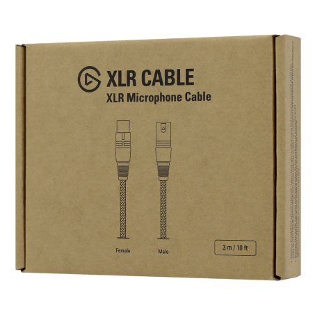 Кабель XLR- XLR Elgato 10CAL9901 3м черный
