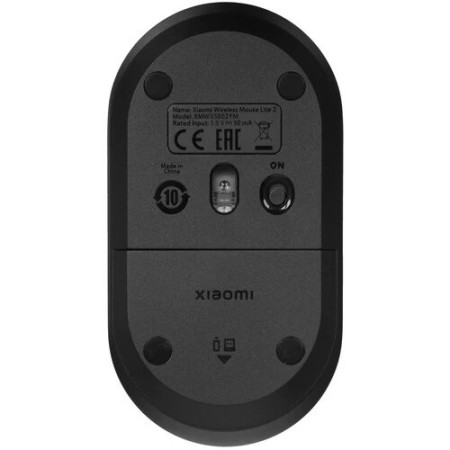 Мышь беспроводная Xiaomi Wireless Mouse Lite 2 (XMWXSB02YM) черный
