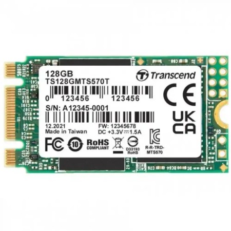 128 ГБ SSD диск Transcend MTS570T (TS128GMTS570T-VS1) черный