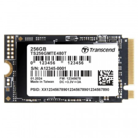 256 ГБ SSD диск Transcend TS256GMTE480T (TS256GMTE480T) чёрный