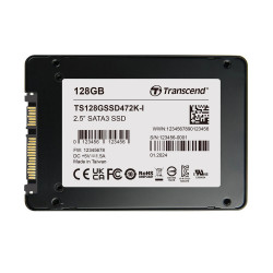 128 ГБ SSD диск Transcend SSD472KI (TS128GSSD472KI-VS1) чёрный