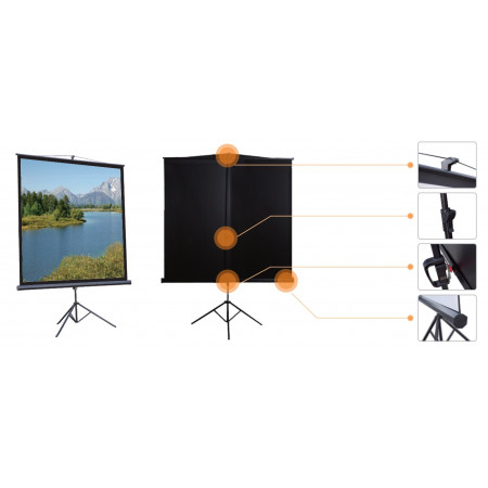 98" Экран для проектора Mr.Pixel 1,78 X 1,78 (MSPSDB96V2) белый