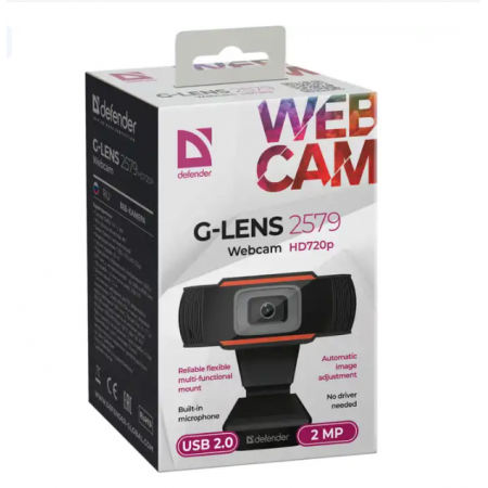 Веб-камера Defender G-lens 2579 (63179) черный