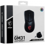 Мышь беспроводная MSI Clutch GM31 Lightweight черный