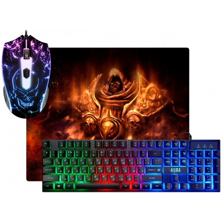 Игровой набор Defender Aura MKP-117 (52117) Черный