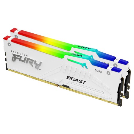Оперативная память Kingston FURY Beast White RGB EXPO (KF560C30BWEAK2-32) 32 ГБ белый