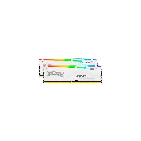 Оперативная память Kingston FURY Beast White RGB EXPO (KF560C30BWEAK2-32) 32 ГБ белый
