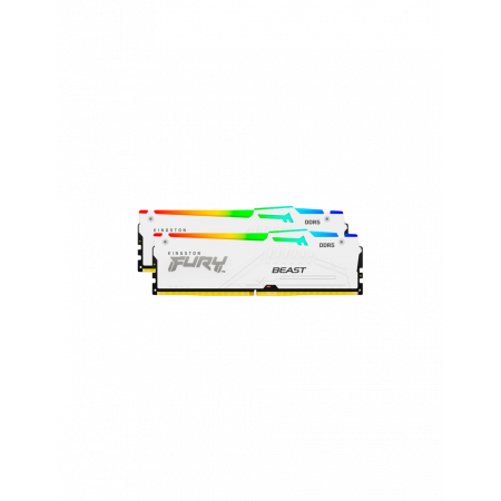 Оперативная память Kingston FURY Beast White RGB EXPO (KF560C30BWEAK2-32) 32 ГБ белый