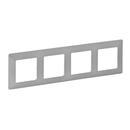 Рамка для розеток Legrand 754134 VLN-l алюминий