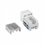 Модуль keystone LANMASTER TWT-OK45UTP/5E-WH белый