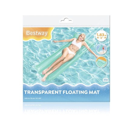 Матрас надувной BESTWAY Transparent (44013) в ассортименте 183х76х25 см (без насоса)