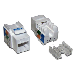 Модуль keystone LANMASTER TWT-OK45UTP/6-WH белый