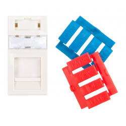 Модуль keystone Commscope NETCONNECT 1711349-1 белый