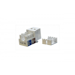 Модуль keystone Hyperline KJ9-8P8C-C5e-90-WH белый