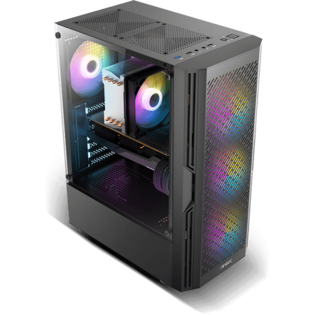 Системный блок Core i5-10400F-2.9GHz/H510/RAM 32GB/SSD 1TB (M.2)/RTX3060-12GB/no DVD/650W/Монитор 23.8" HikVision черный