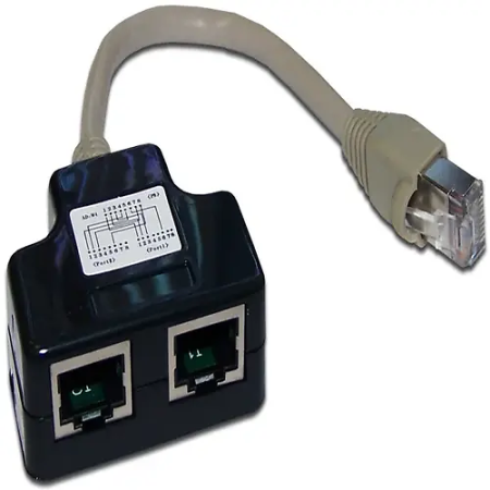 Кабель RJ-45 - RJ-45 LANMASTER TWT-Y-E2-E2 1м черный